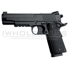 KWC 1911 Co2 Pistol (4.5mm - KM-42ZDHN - Metal Slide - NBB - Black)