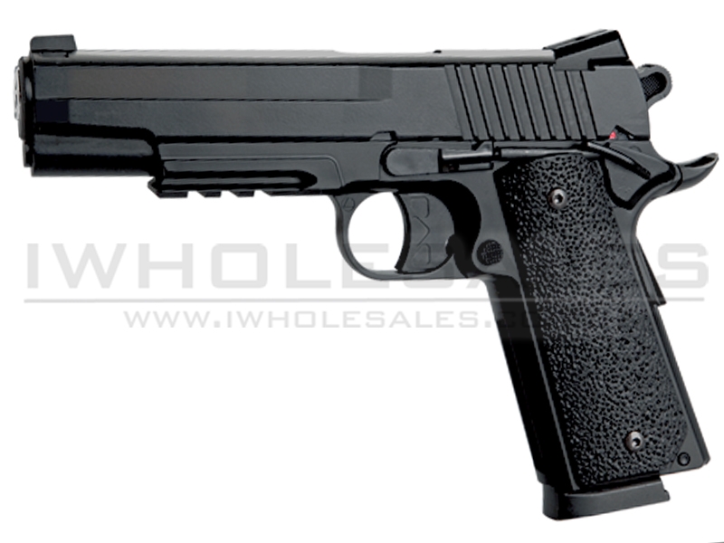 KWC 1911 Co2 Pistol (4.5mm - KM-42ZDHN - Metal Slide - NBB - Black) KWC 1911 Co2 Pistol (4.5mm - KM-42ZDHN - Metal Slide - NBB - Black)