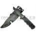 Rubber Knife with Hard Holster (Black)