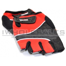 Gloves with Extra Hand and Palm Protection (Breathable Material) (Red)