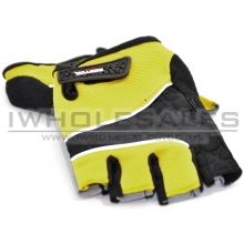 Gloves with Extra Hand and Palm Protection (Breathable Material) (Yellow)