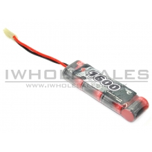 8.4V 1600mAh 2/3A NiMH Mini Cranestock (3x2 + 1) (Mini-Tamiya) Battery