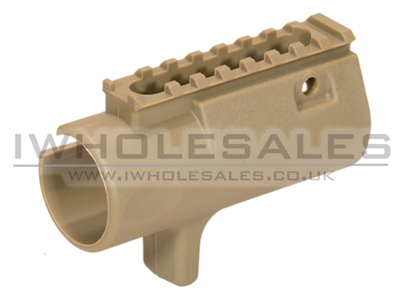 Ares Amoeba Handguard with RIS Rail (Tan) Ares Amoeba Handguard with RIS Rail (Tan)