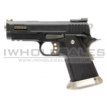 WE HI-CAPA 3.8 Velociraptor GBB Pistol (Black Silde)