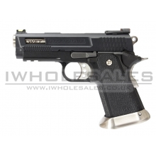 WE HI-CAPA 3.8 Brontosaurus GBB Pistol (Black Silde)
