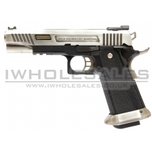 WE Custom Hi-Capa 5.1 Force GBBP (Silver)