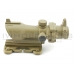UFC ACOG 4×32 Scope Red/Green Reticle with QD Mount (Tan) (UFC-JA-5319-TAN)