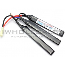 11.1v 1000 mAh 20C+ Continuous Discharge Lipo Battery (3 Way)