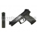 Double Eagle M23 Spring Pistol with Silencer (Black)