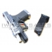 WE Custom Pistol BK (Silver Slide and Silver Barrell)