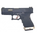 WE Custom Pistol BLACK (Black Slide and Gold Barrel) WE Custom Pistol BLACK (Black Slide and Gold Barrel)