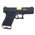 WE Custom Pistol BLACK (Black Slide and Gold Barrel) WE Custom Pistol BLACK (Black Slide and Gold Barrel)