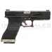 WE 17 Series Force Series Custom GBBP (Black) (Black Slide - Silver Barrel)