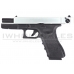 WE 18 Series Pistol Silver (Full Metal) GBBP
