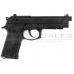 HFC M9 NBB Gas Pistol with Rail (Black - GG-105)