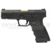 WE GP1799 GBB Pistol (T5 - Black - Gold Barrel - Metal Slide)