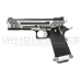 Armorer Works Custom Hi-Capa GBBP (Full Silver Slide - Black Frame - AW-HX1101)