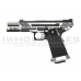 Armorer Works Custom Hi-Capa GBBP (Full Silver Slide - Black Frame - AW-HX1101)