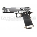 Armorer Works Custom Hi-Capa GBBP (Full Silver Slide - Black Frame - AW-HX1101)