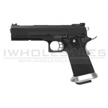 Armorer Works Custom Hi-Capa GBBP (Full Black Slide - Black Frame - AW-HX1102)