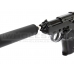 WE WW2S with Silencer Gas Blowback Pistol (Black)