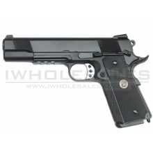 WE 1911 Tactical MEU Gas Blowback Pistol (Railed - Black)