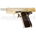 WE 1911A Titanium Gold Gas Blowback Pistol (Full metal - Gold)