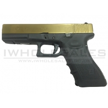 WE 17 Series Titanium Gold Gas Blowback Pistol