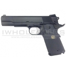 WE 1911 MEU Gas Blowback Pistol (Full Metal - Black)