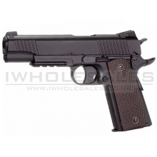 KWC 1911 Co2 Pistol (Non-Blowback - Full Metal - Slide - Black - KWC-KC-40DHN)