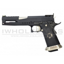 Armorer Works Custom 'DGuns' Hi-Capa GBBP (Dragon Black Slide - Black Grips - AW-HX2202)