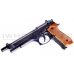 WE M92L Gas Blowback Pistol (Full Metal - Black)