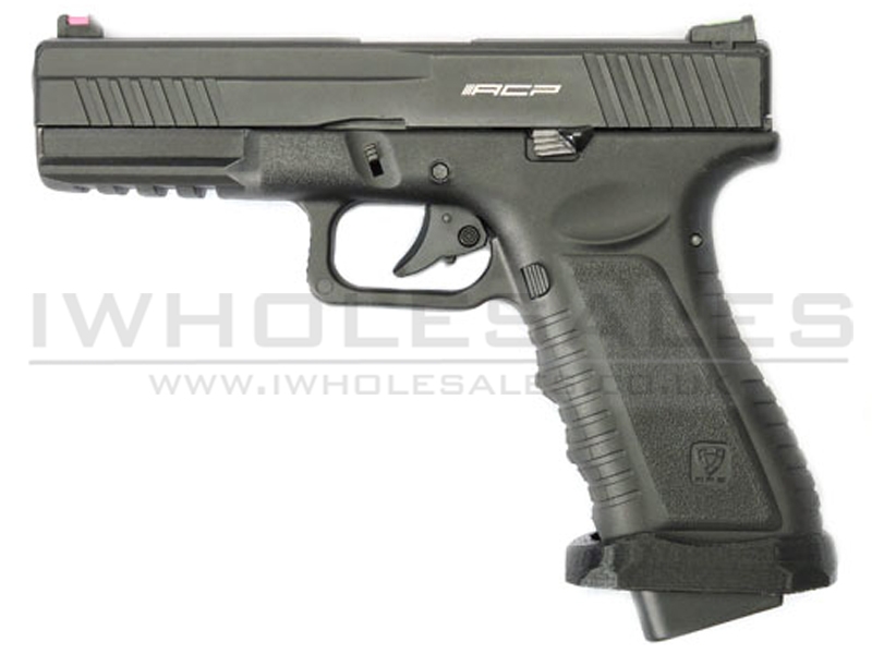 APS Facelift Action Combat Co2 Blowback Pistol (Black - ACP601B-FL) APS Facelift Action Combat Co2 Blowback Pistol (Black - ACP601B-FL)