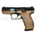 WE 'God of War' GBB Pistol (Black Metal Side - Tan Body)