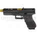 Secutor - Gladius - 17 Series Custom Pistol (Gold Barrel - Co2 Powered - Gas Ready - Black)