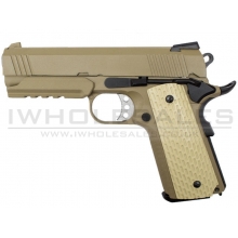 WE Desert Warrior 4.3 GBB Pistol (Tan)