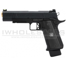 Salient Arms International by EMG 2011 DS 5.1 Gas Pistol (Gold Barrel - Black - 5.1)