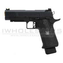 Salient Arms International by EMG 2011 DS 4.3 Gas Pistol (Gold Barrel - Black - 4.3)