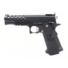Armorer Works Custom Hex Cut GBBP (Black Slide - Black Frame - AW-HX2502)
