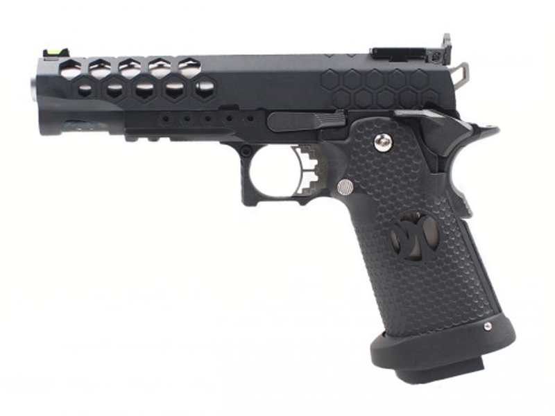 Armorer Works Custom Hex Cut GBBP (Black Slide - Black Frame - AW-HX2502) Armorer Works Custom Hex Cut GBBP (Black Slide - Black Frame - AW-HX2502)