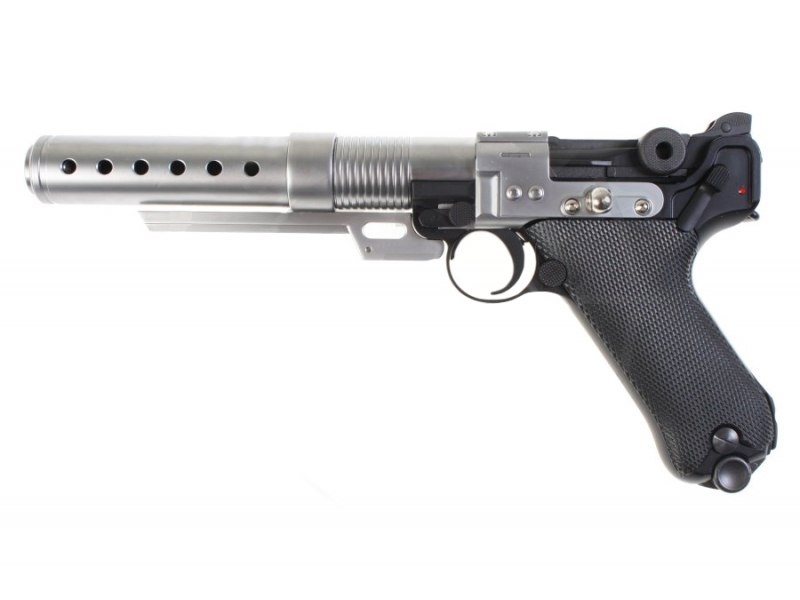 Armorer Works Rebel A180 Pistol Gasblowback Pistol (Black/Silver) Armorer Works Rebel A180 Pistol Gasblowback Pistol (Black/Silver)