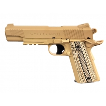 Colt M45A1 Co2 Pistol (Tan - Fixed Slide - Cybergun - 180313)