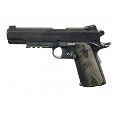 Colt 1911 (Rail) Co2 Pistol (Black - Fixed Slide - Cybergun - 180314)