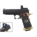 Armorer Works Custom Hi-Capa GBBP with Reflex Sight (Full Black Slide - Black Frame - Gold Barrel - AW-HX2601) Armorer Works Custom Hi-Capa GBBP with Reflex Sight (Full Black Slide - Black Frame - Gold Barrel - AW-HX2601)