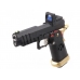 Armorer Works Custom Hi-Capa GBBP with Reflex Sight (Full Black Slide - Black Frame - Gold Barrel - AW-HX2601) Armorer Works Custom Hi-Capa GBBP with Reflex Sight (Full Black Slide - Black Frame - Gold Barrel - AW-HX2601)