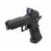 Armorer Works Custom Black Ace Hi-Capa GBBP with Reflex Sight (Full Black Slide - Black Frame - Black Barrel - AW-HX2602)