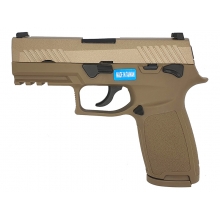 AEG F18 Gas Blowback Pistol (Tan)