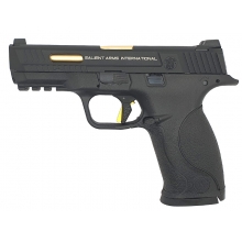 EMG Smith & Wesson M&P9 Gas Blowback Pistol (Licensed - SAI - Black with Competition Gold Trigger)