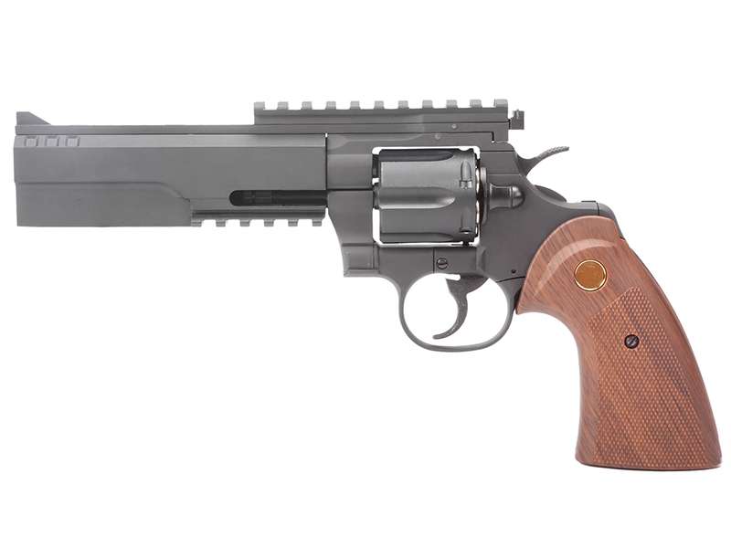 King Arms 357 Evil Gas Revolver (Full Metal - KA-PG-04-GAS) King Arms 357 Evil Gas Revolver (Full Metal - KA-PG-04-GAS)