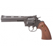 King Arms 6.0" 357 Custom I-GAS (Full Metal - Black - KA-PG-01-L-GAS)